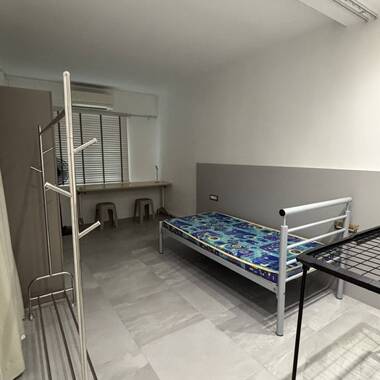 One large common room for female (one or two girls)