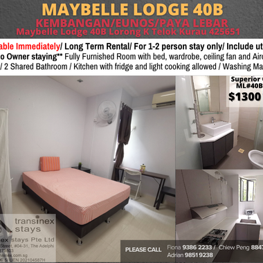 Room for rent / Kembangan MRT / Common room / 1pax stay / Available Immediately