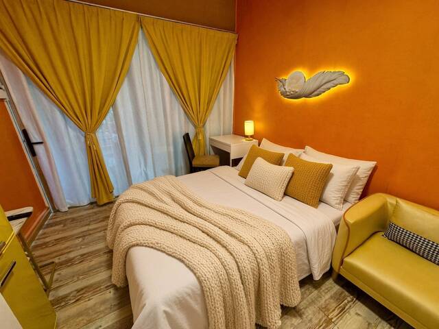 $2000 NoAgentFee ❤ The Sunset Studio with Private Patio, Big Garden & Gym ❤ MART Home with Washer/Dr