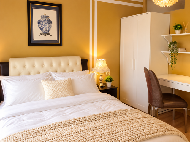 $1600 | No Agent Fees | Spacious Condo Room | No Owner | Queen Bed + Smart TV + WiFi | 5 Mins to Nov