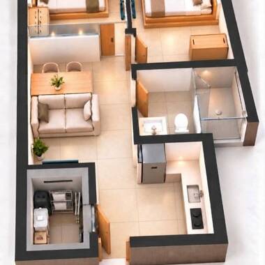 Fully Furnished 2-Bedroom Urban Residence — Available 15th Dec 2026