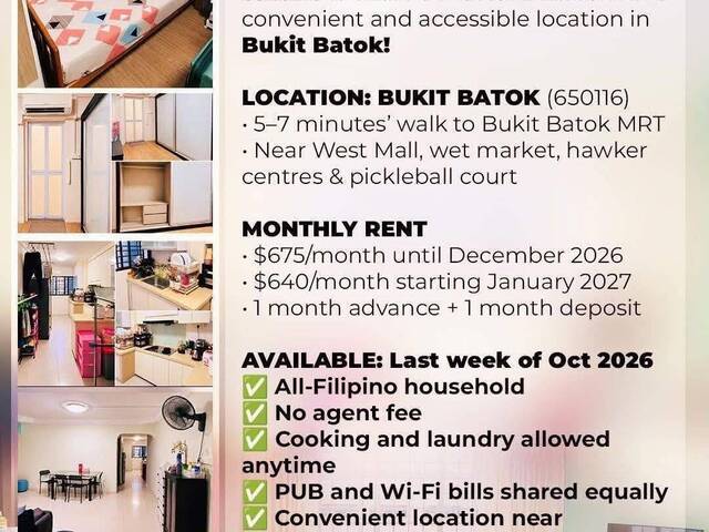 HDB MASTER BEDROOM SHARING