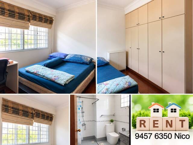 Master room @ Countryside Road - $1350 for 2 pax (aircon, wifi, attached bathroom)