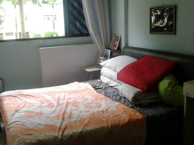 Master room in spacious 5 room HDB flat, with co working space