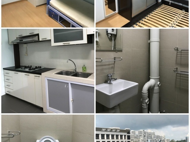 Newly renovated 1 jalan Bukit Merah 2 x common Bedroom Bed wifi aircon