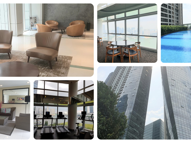 Bay View Queen Room , Full Furnish Bedroom Unit . Raffles Place MRT