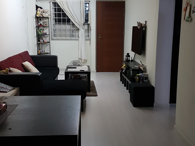 Spacious room with attached bathroom. Fully furnished.